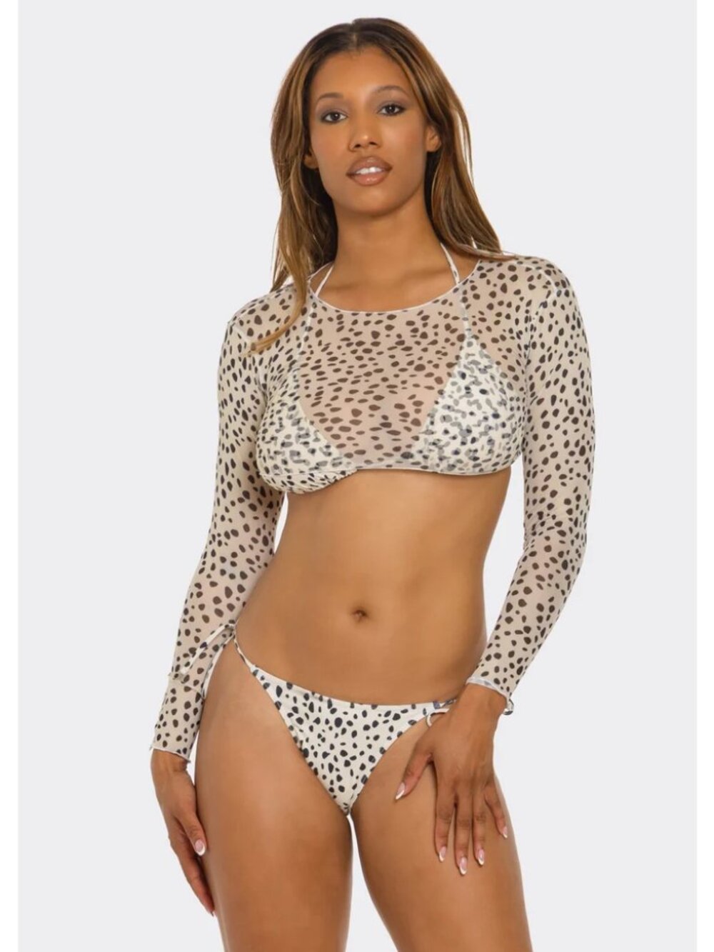 Spotted You 3-Piece Bikini Set